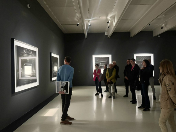 visite de l'exposition temporaire au musée Soulages