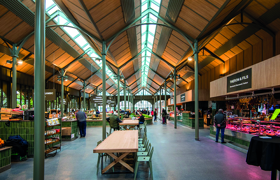 Les Halles de Rodez. ©Ville de Rodez - C. Méravilles L'intérieur des halles de Rodez